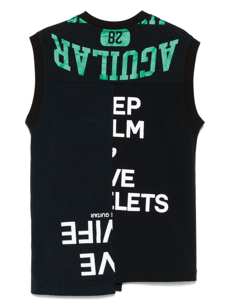 Marine Serre Regenerated graphic-T-shirts tank top outlook
