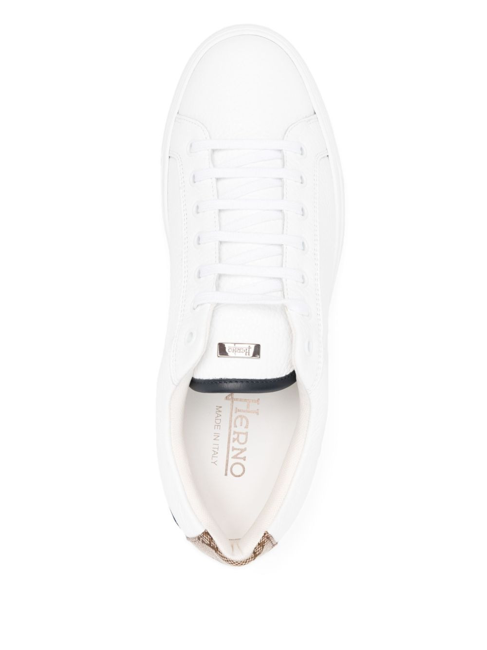 leather sneakers - 4