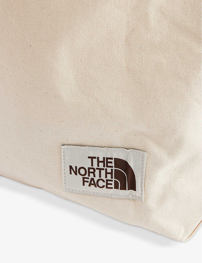 The North Face Logo-embossed brand-tab cotton-canvas tote bag outlook