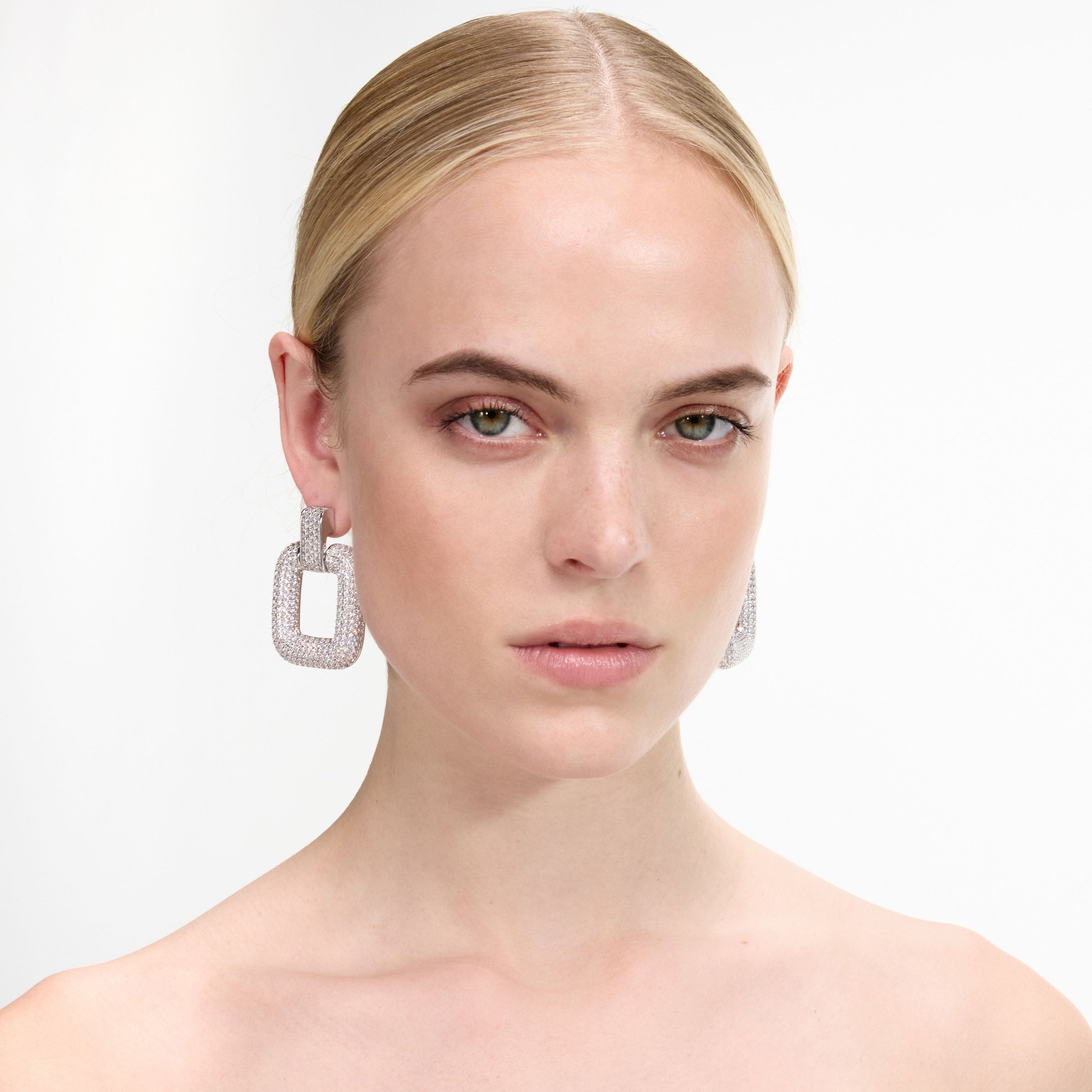 Crystal Knocker Earrings - 3