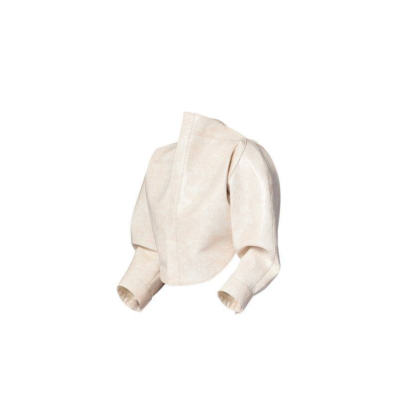 Louis Vuitton Long-Sleeved Shagreen Effect Circle Top outlook