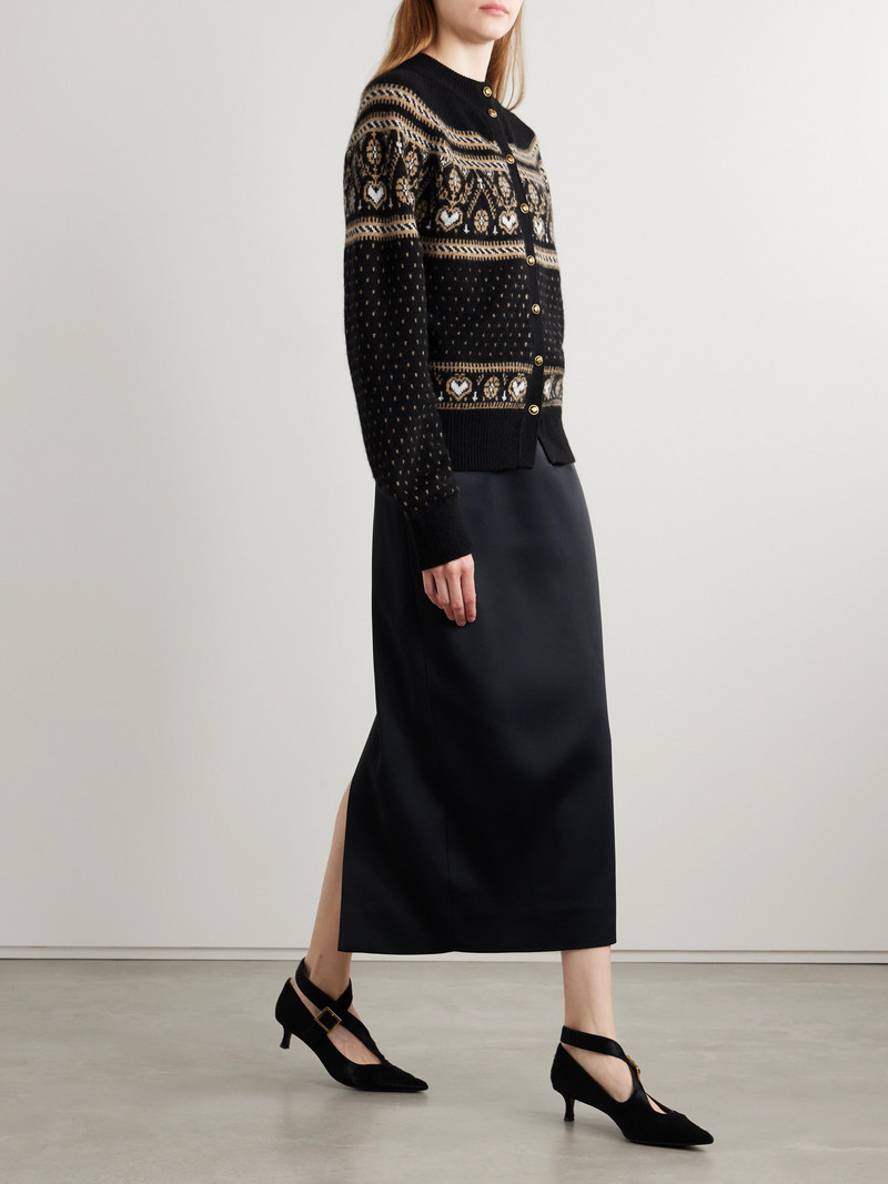 KHAITE Marc Fair Isle Cashmere Cardigan outlook