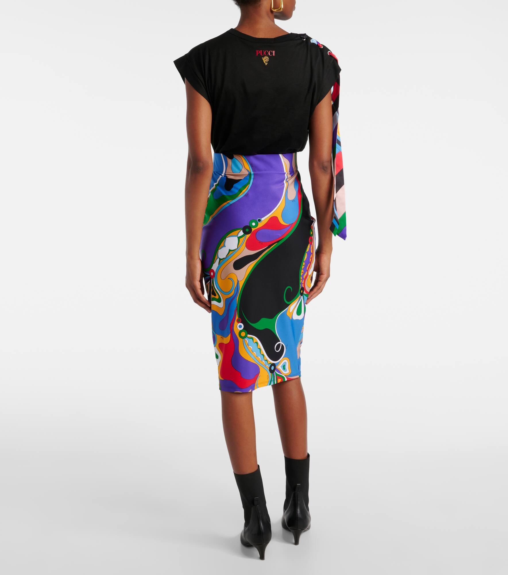 Orchidee pencil skirt - 3