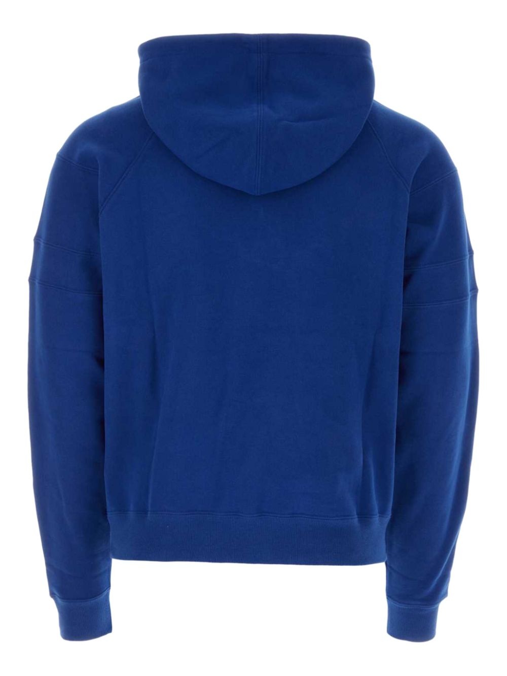 logo-embroidered cotton hoodie - 2