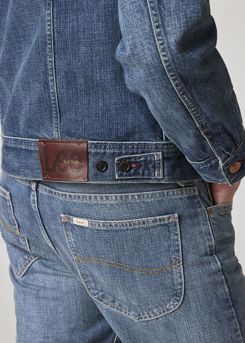 Paul Smith + Lee® Mid Antique-Wash Selvedge Storm 라이더 자켓 9