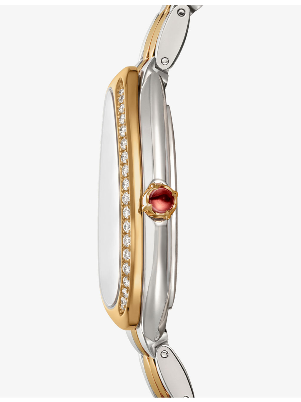 103755 Serpenti Seduttori 18ct yellow-gold, stainless-steel and diamond quartz watch - 4