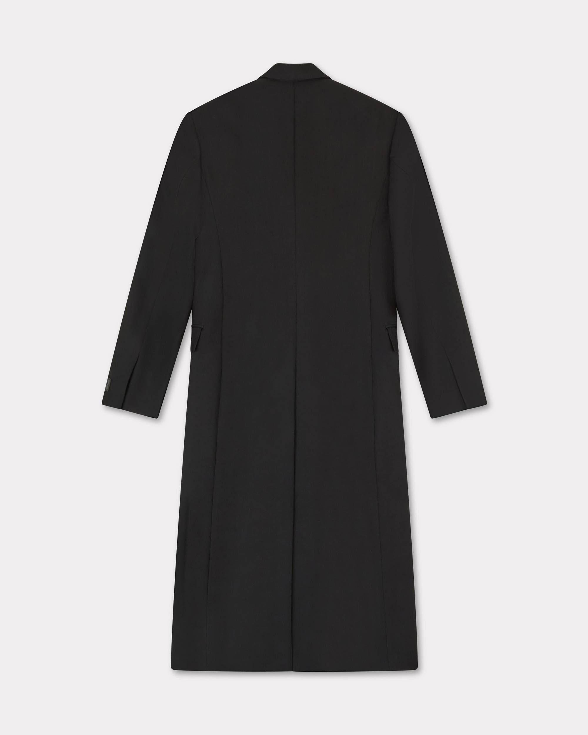Long tailoring coat in virgin wool - 2