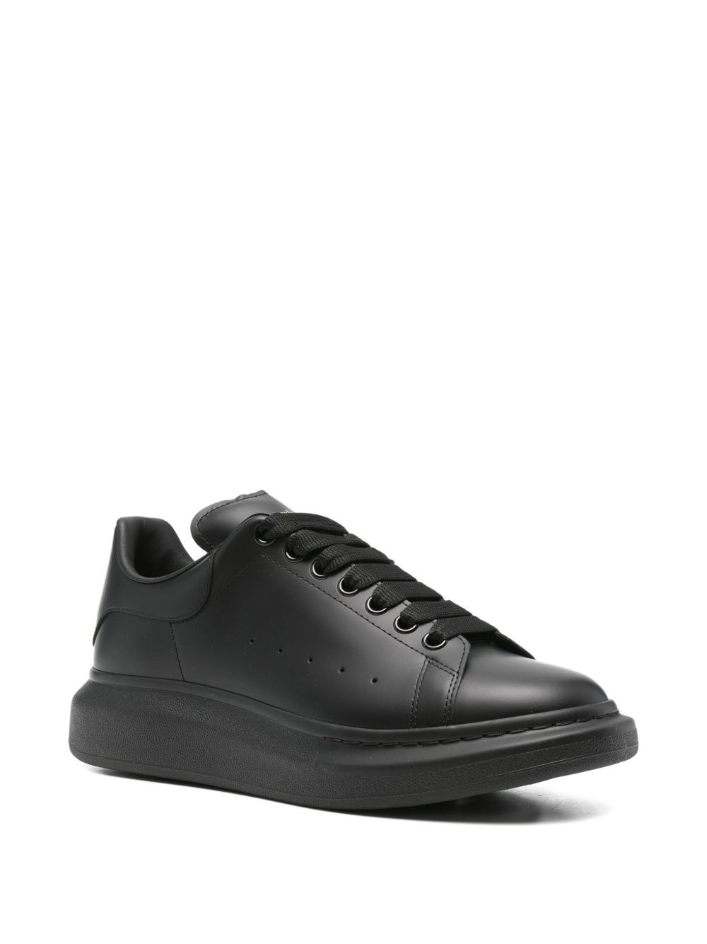 leather low-top sneakers - 2