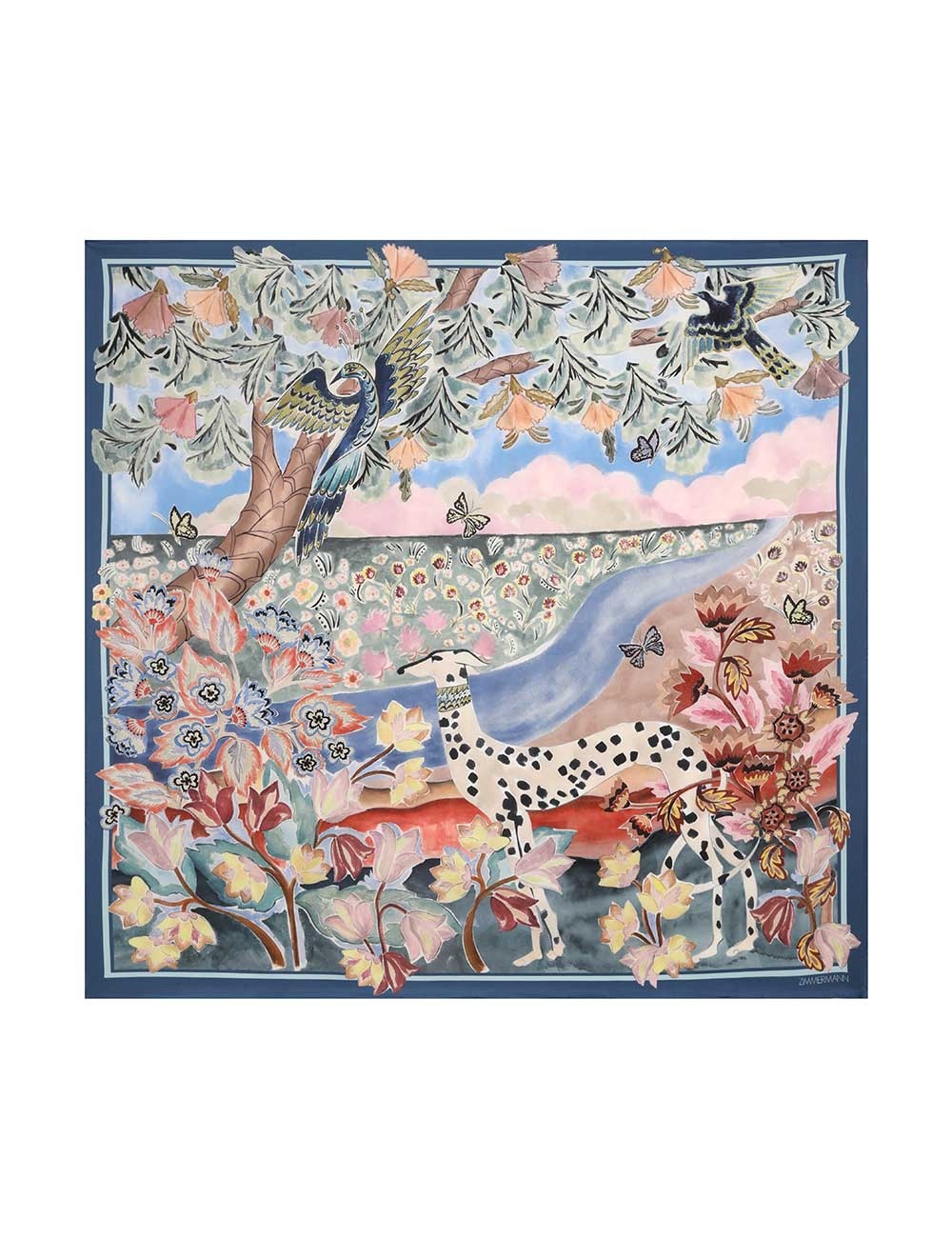 PRINTED SILK SQUARE 90 - 3
