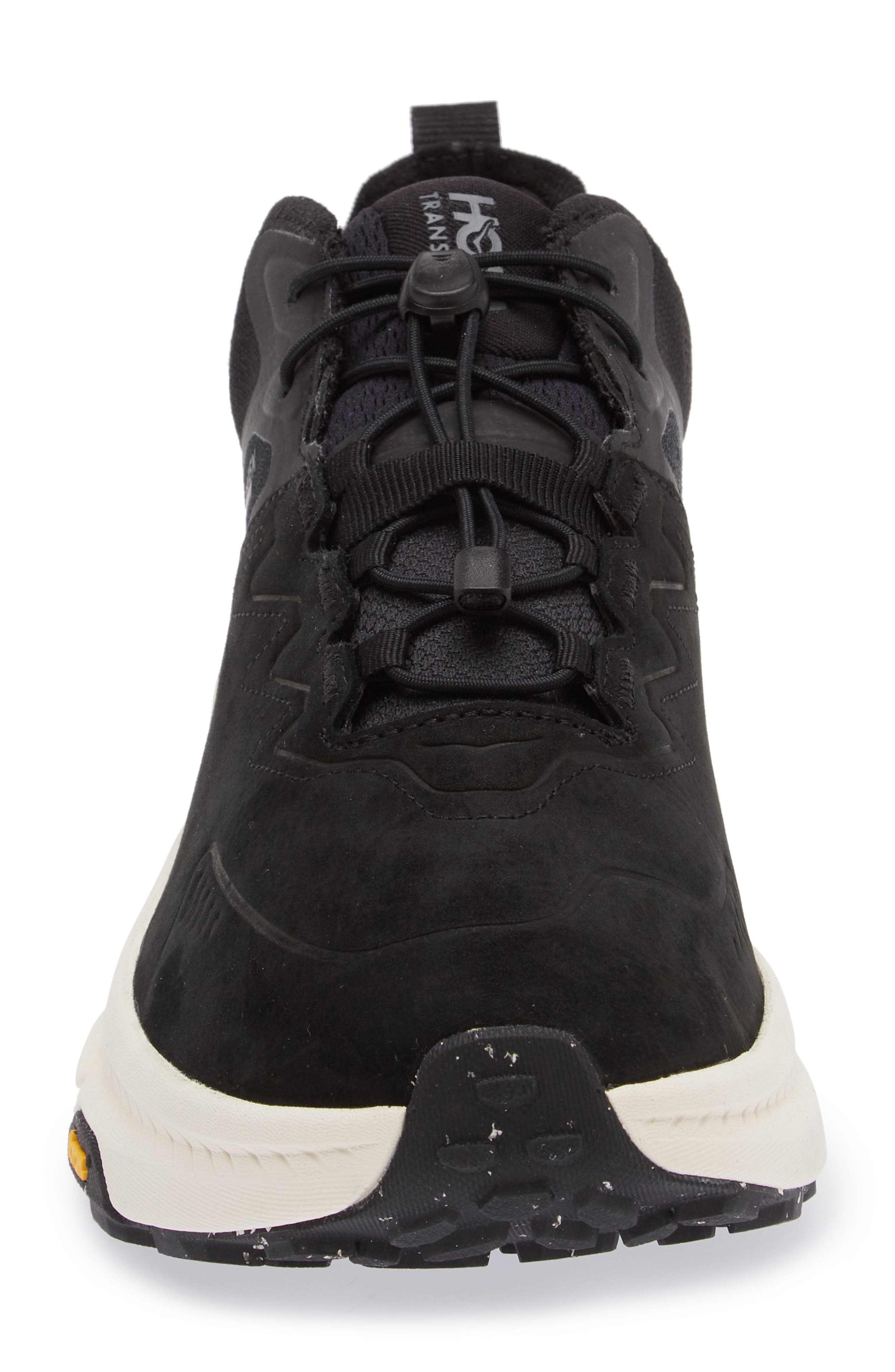 HOKA Transport Chukka Gore-Tex® Waterproof Running Shoe in Black /Alabaster at Nordstrom - 4