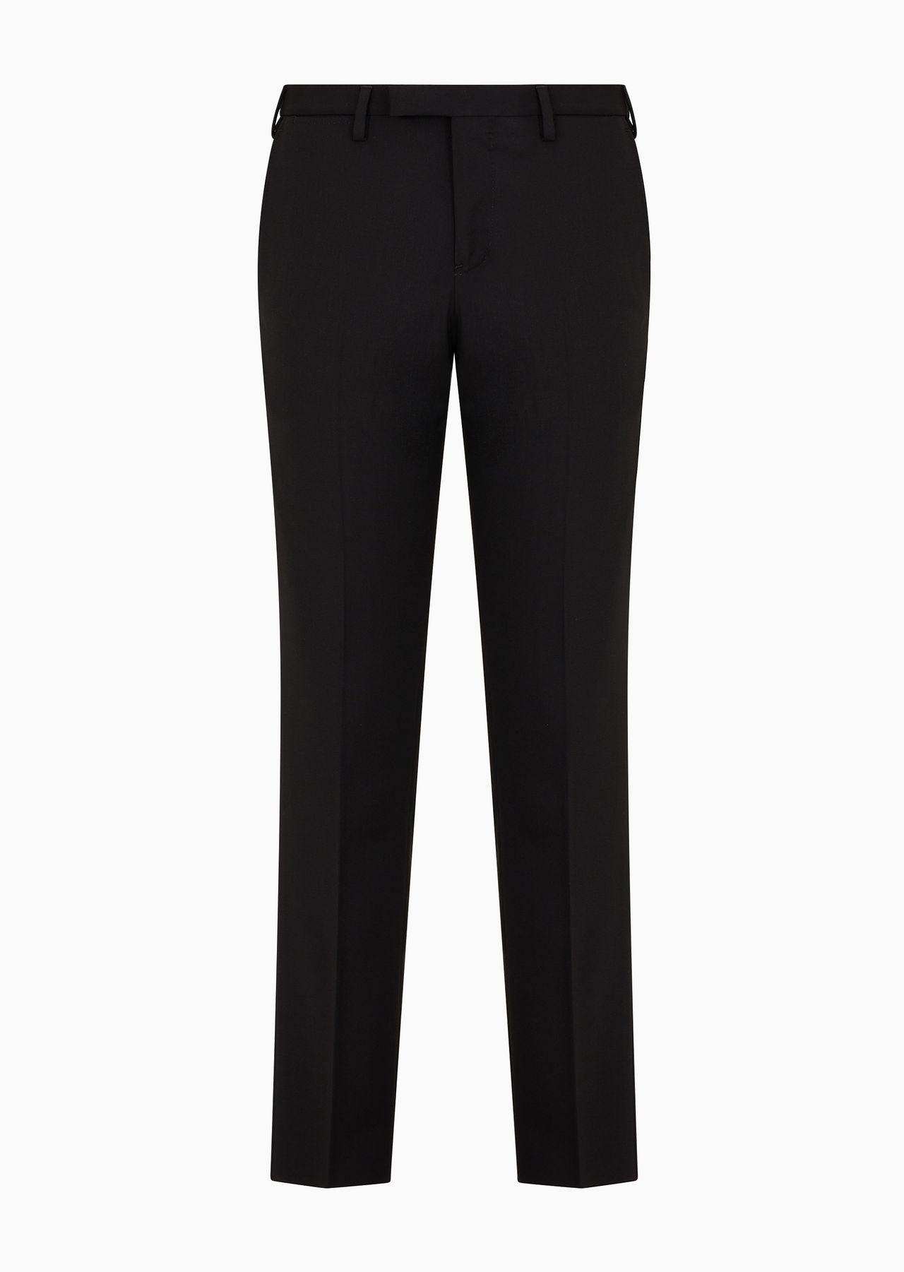 Trousers in natural stretch tropical light wool - 1