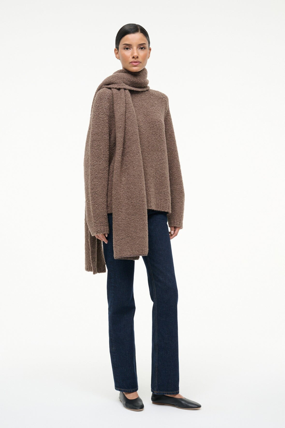 STAUD SIREN SWEATER TRUFFLE - 5