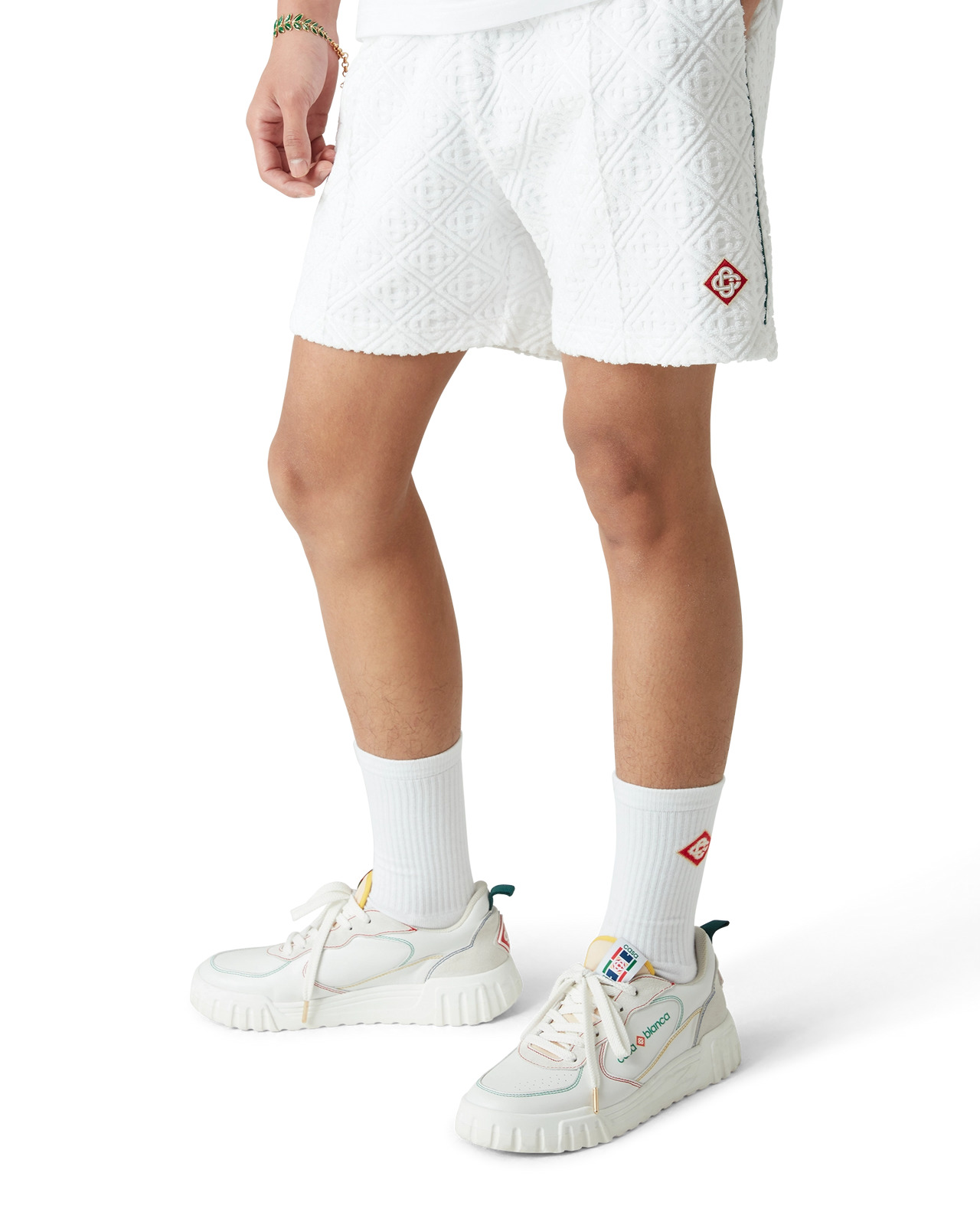 Monogram Towelling Shorts | Casablanca Paris - 4