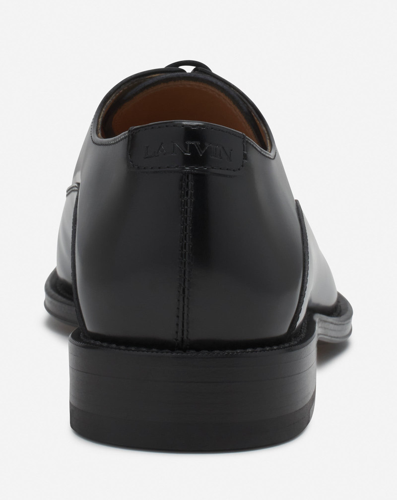 LANVIN SIGNATURE LEATHER OXFORD SHOES 4