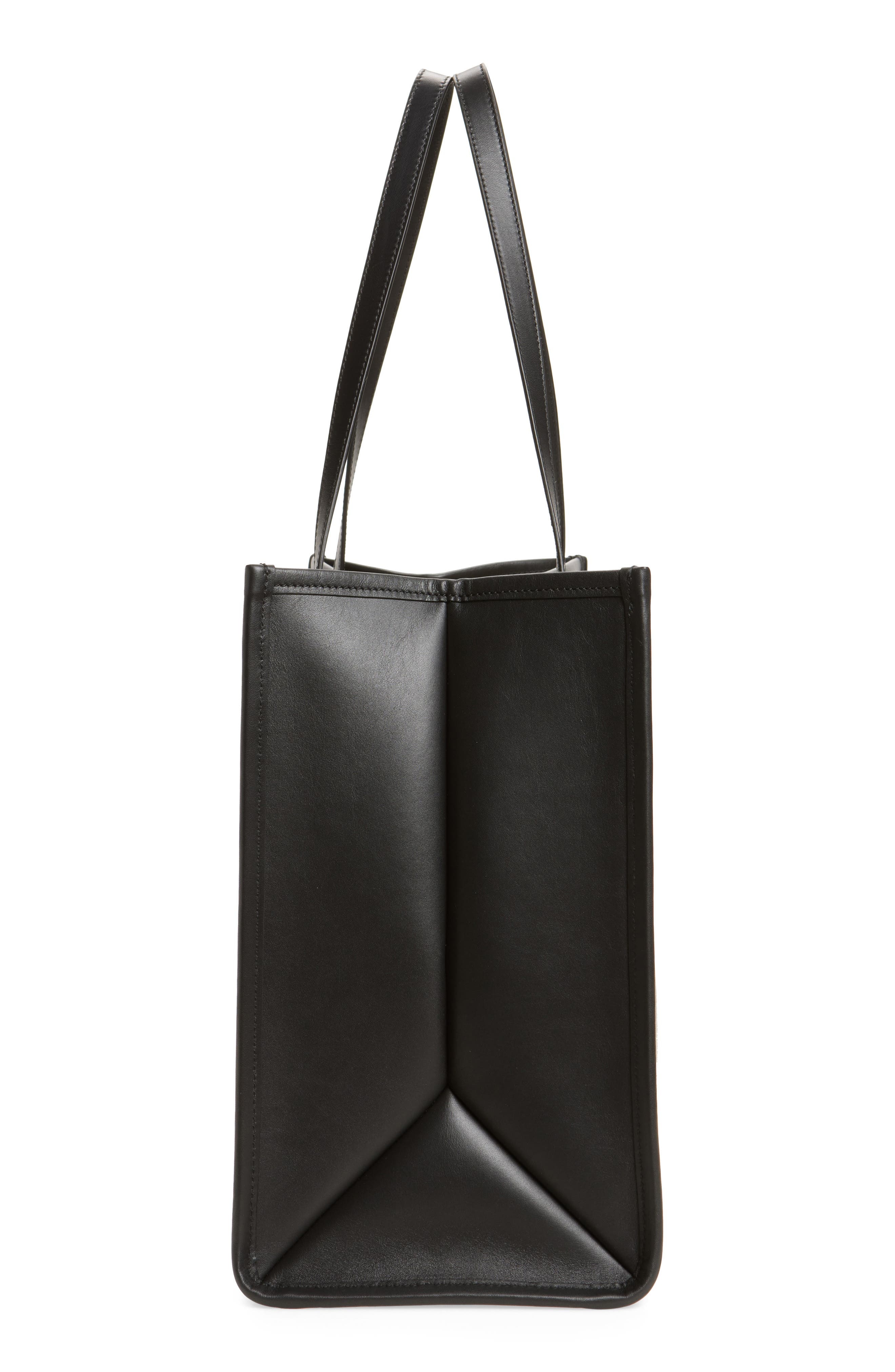 McQueen T-Bar Pendant Tote in Black/Silver at Nordstrom - 5