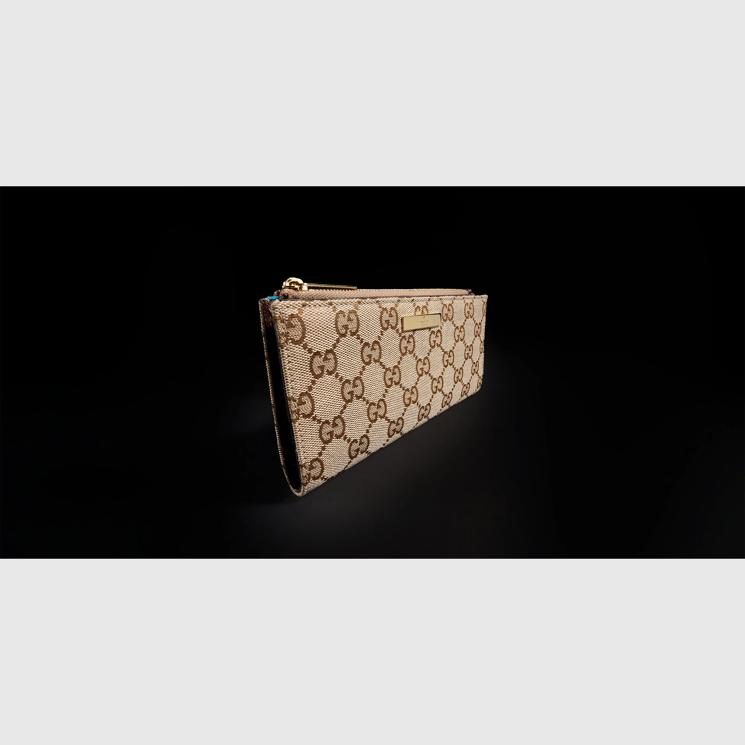 Long wallet with Gucci plaque - 1