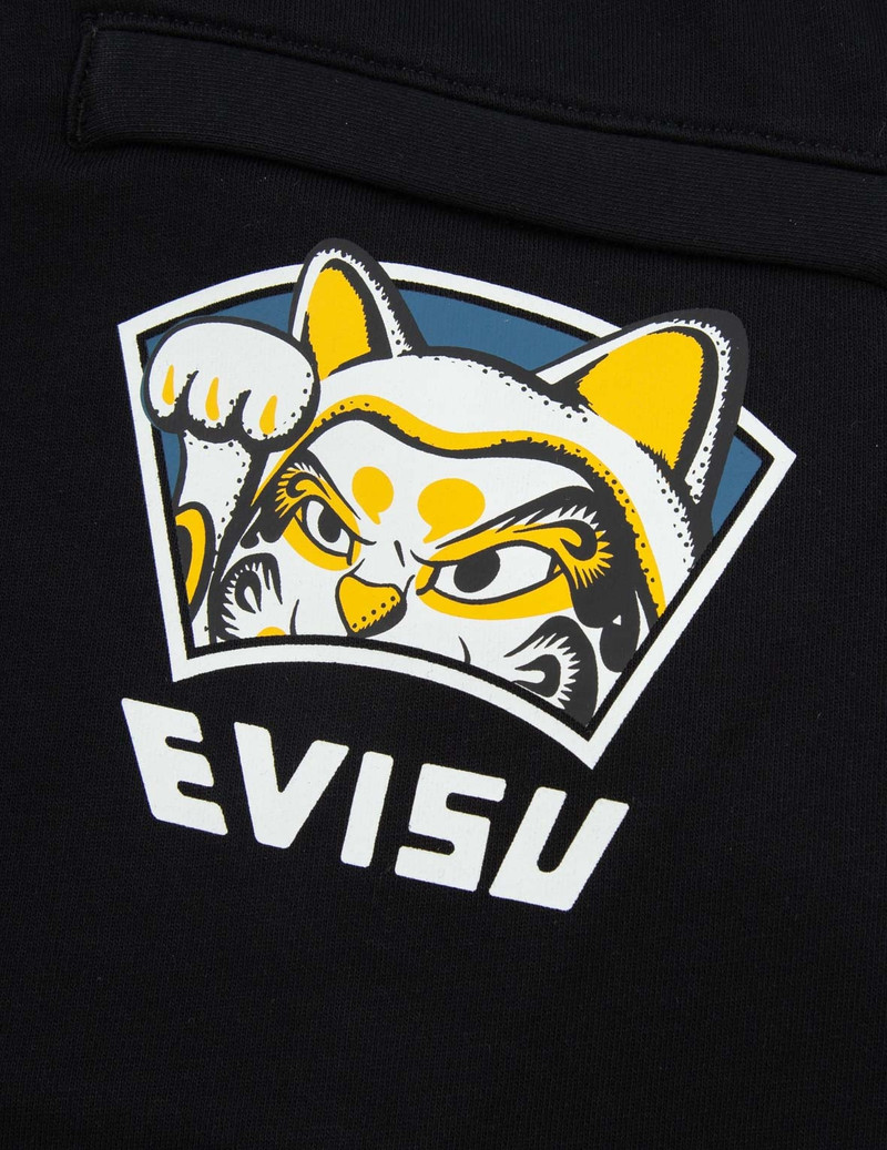 “HIDE-AND-SEEK FORTUNE CAT” PRINT SWEATPANTS 5