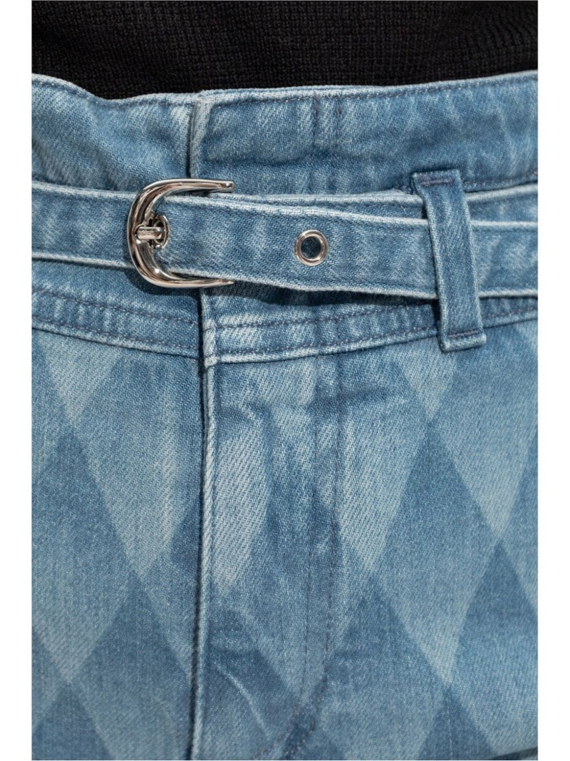 geometric-print skinny jeans 5