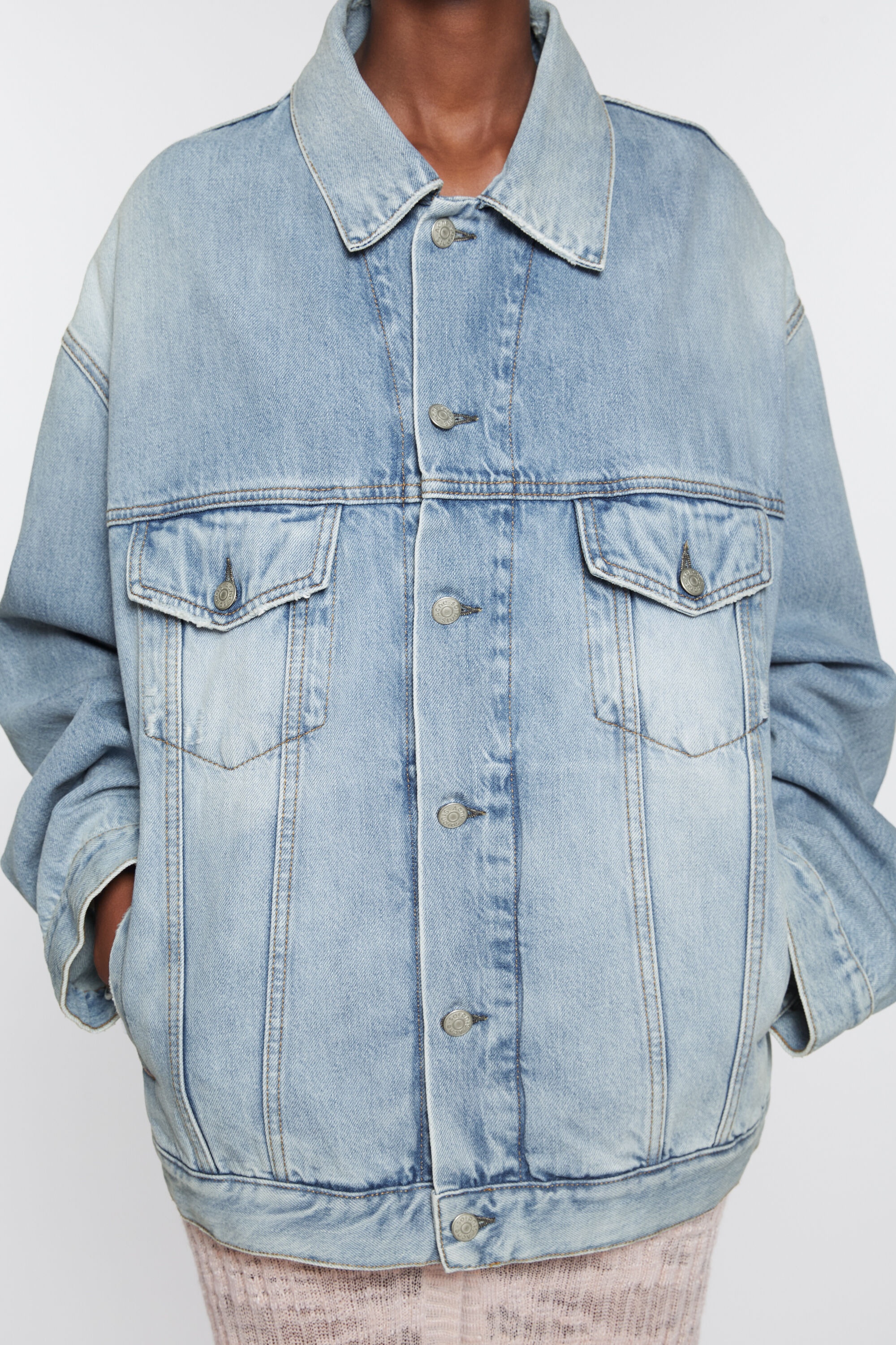 Denim jacket - Relaxed fit - Light blue - 6