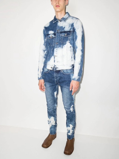 Ksubi sky-print denim jacket outlook