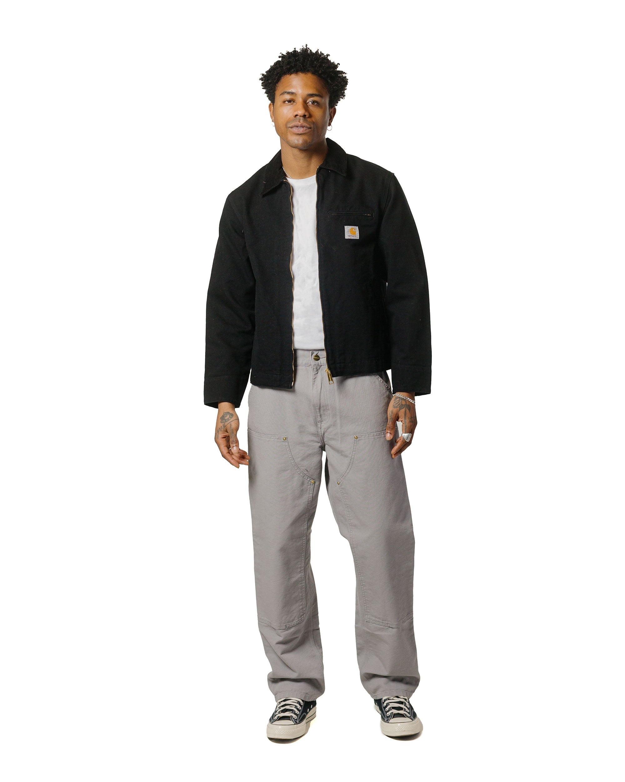 Carhartt W.I.P. Detroit Jacket Black Rinsed - 4
