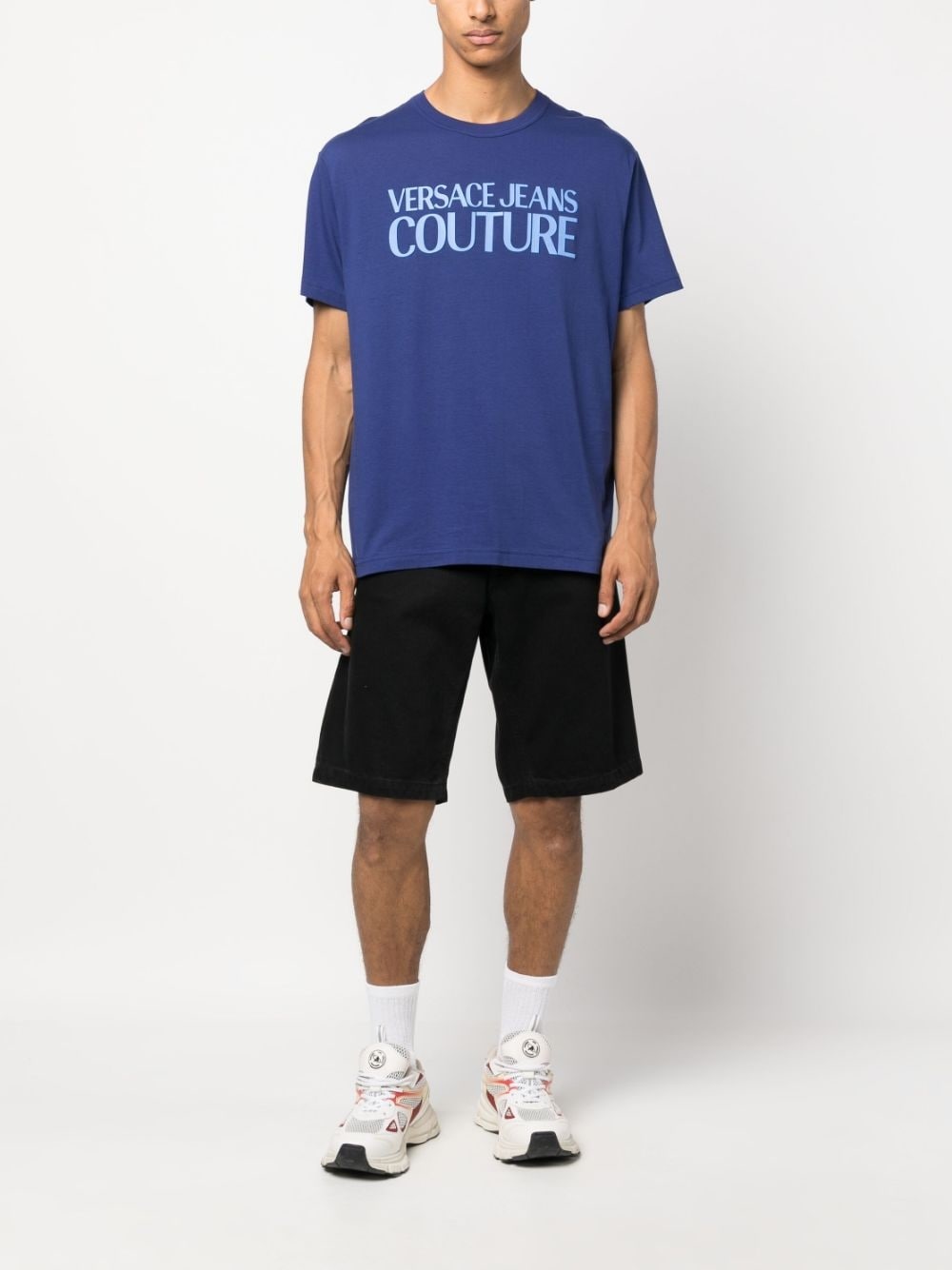logo-print cotton T-shirt - 2