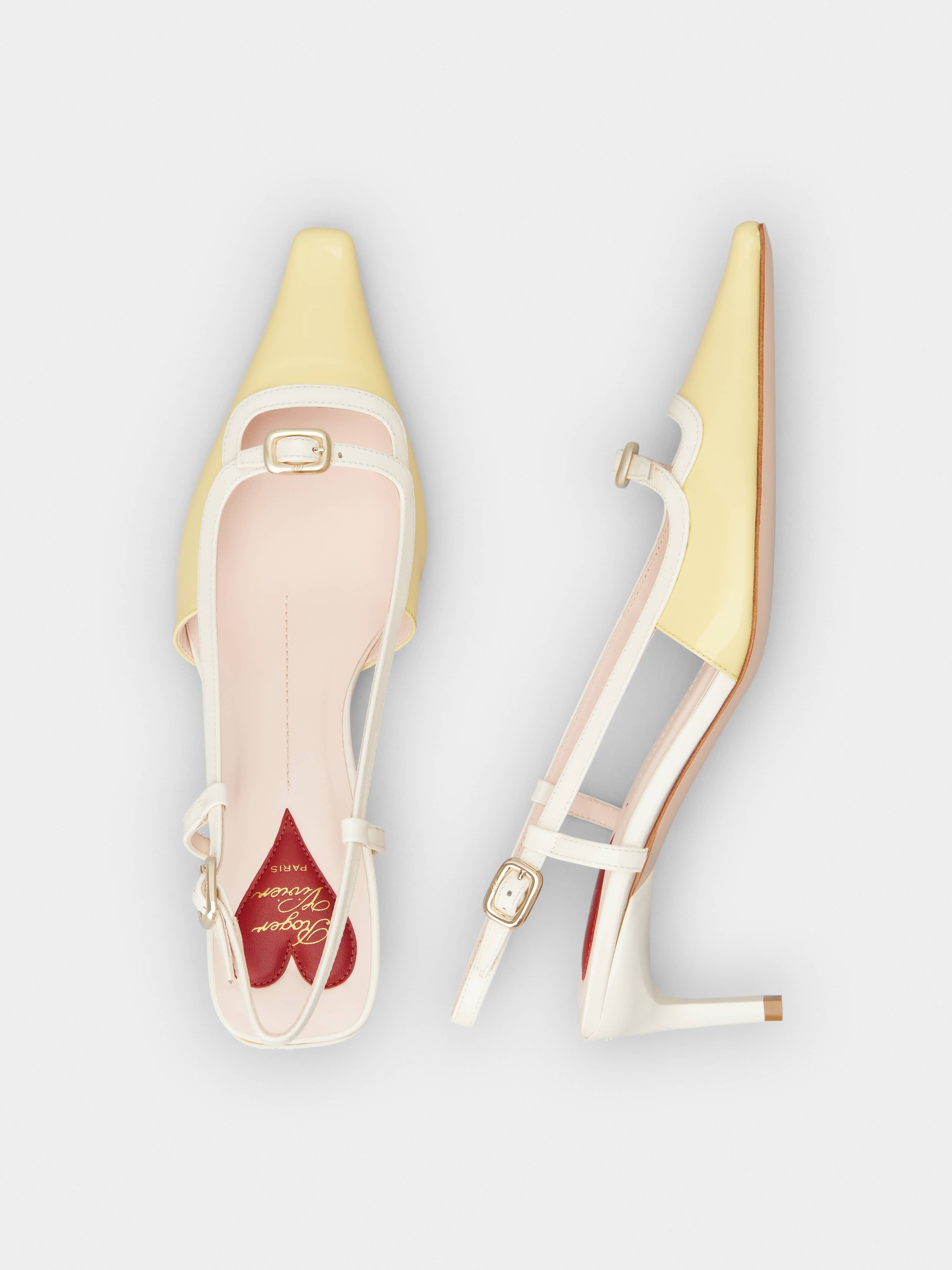 Viv’ Canard Slingback Pumps in Patent Leather - 4