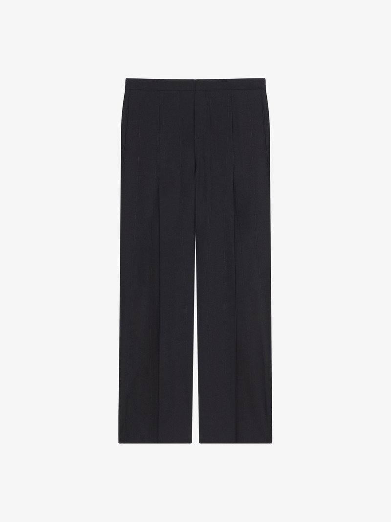 TAILORED PANTS IN WOOL WITH LUREX STRIPES 1