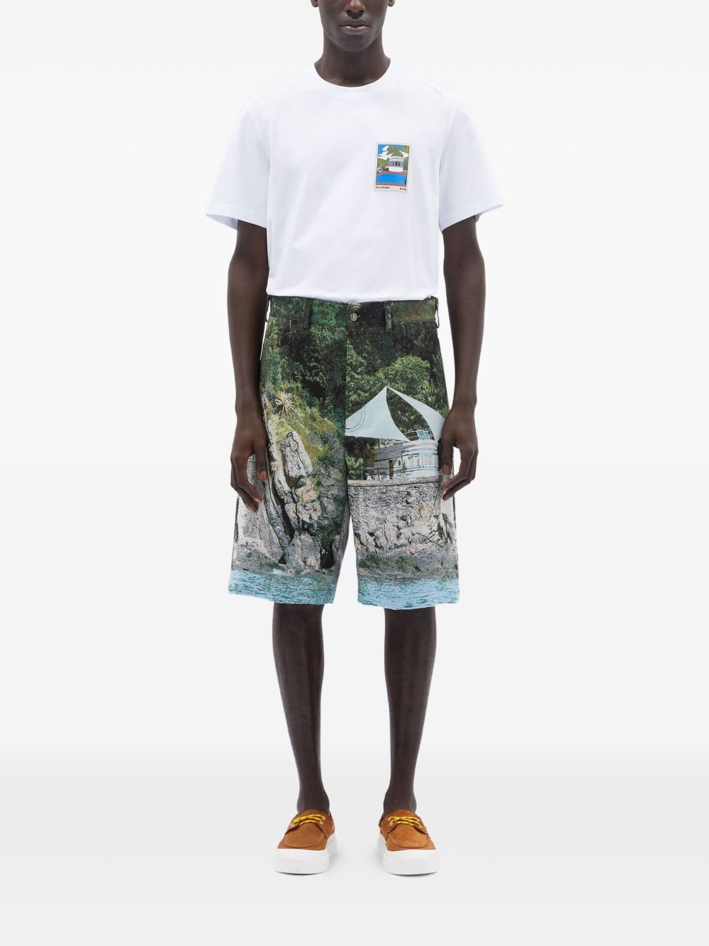 La Vedetta-print shorts - 2