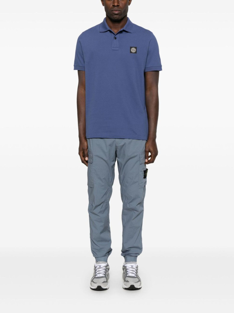 Stone Island piqué-weave polo shirt outlook