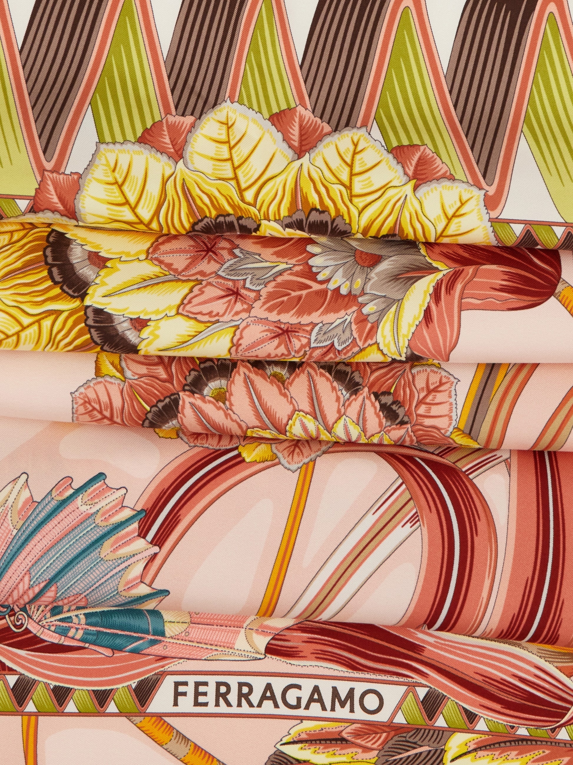 Giada print silk scarf - 2
