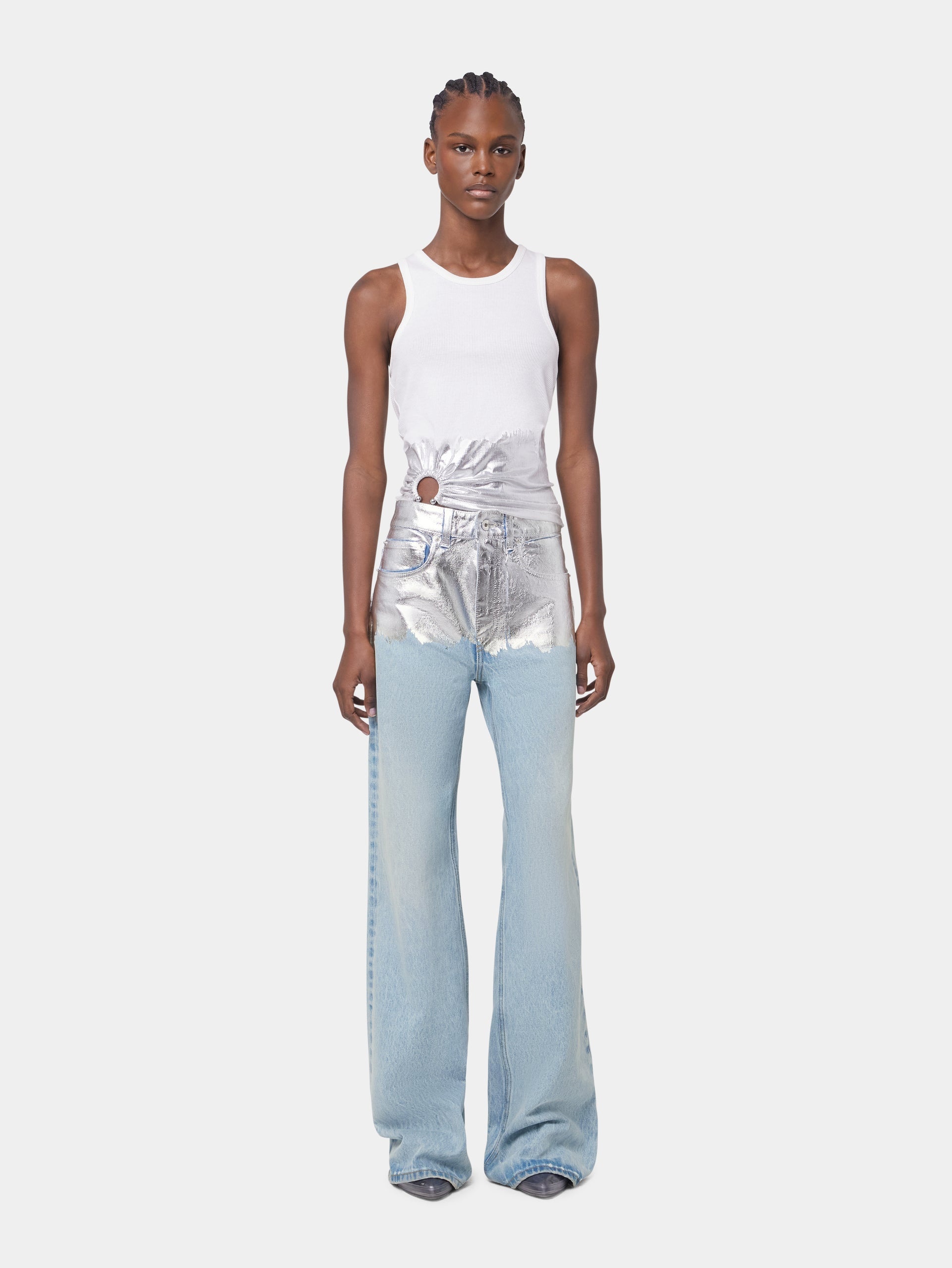 BAGGY TROUSERS IN DENIM - 2