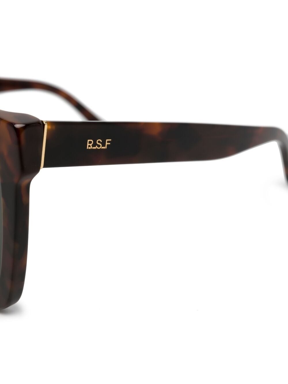 tortoiseshell-effect square-frame sunglasses - 3