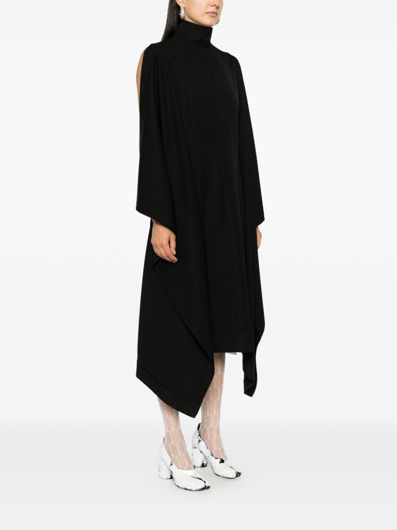 draped midi dress 3