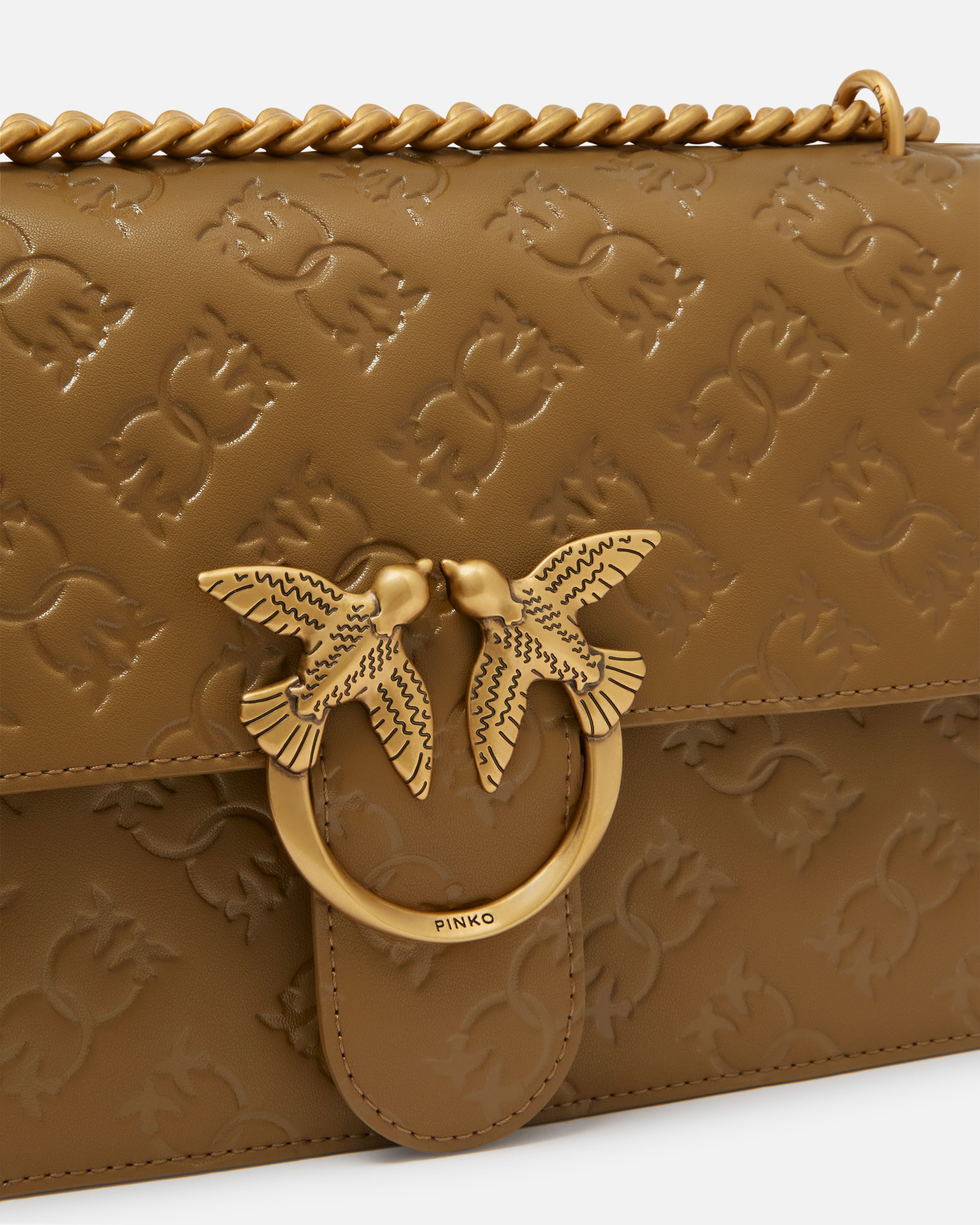 LOVE BAG LEATHER CROSSBODY BAG WITH LOGO - 3