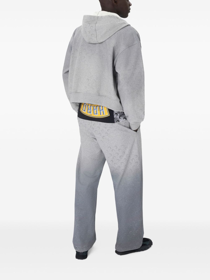 Moon-pattern fleece hoodie 5