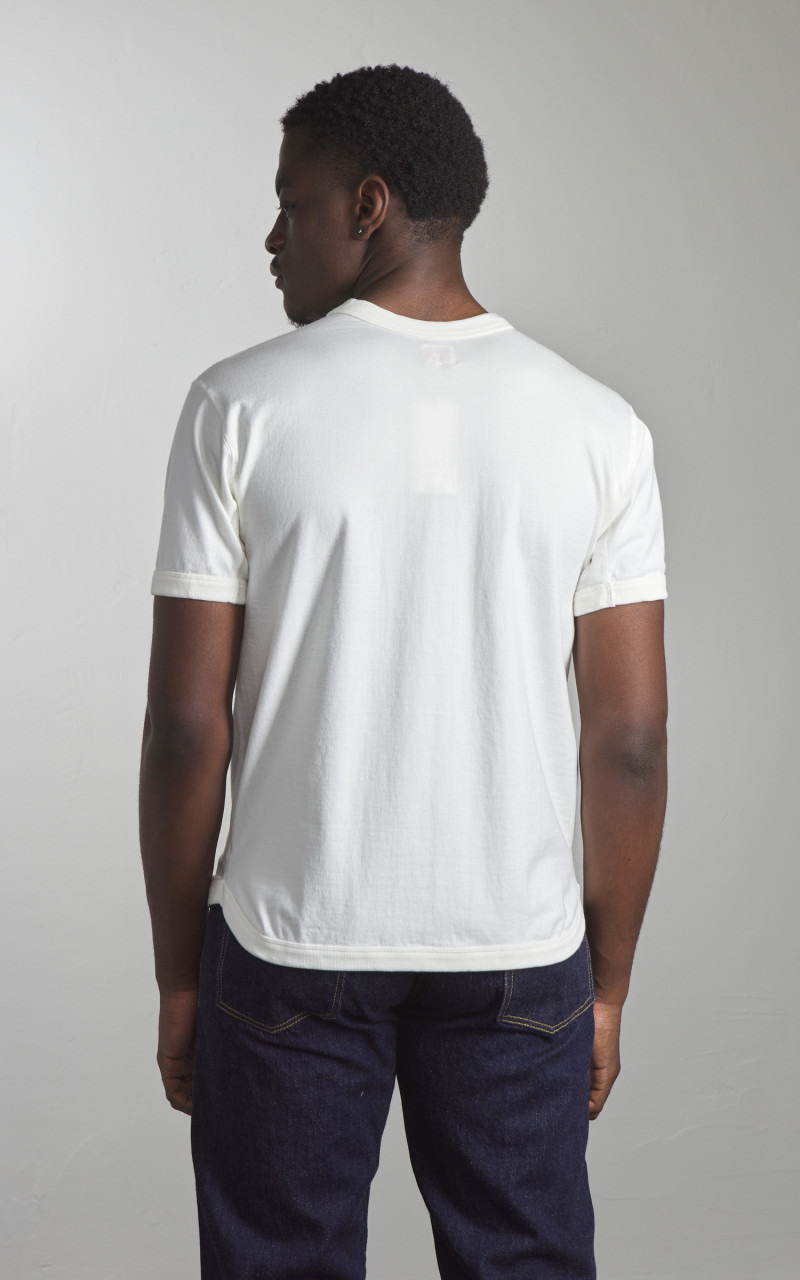 5222-22 FLAT SEAM HEAVYWEIGHT T-SHIRT WHITE - 5