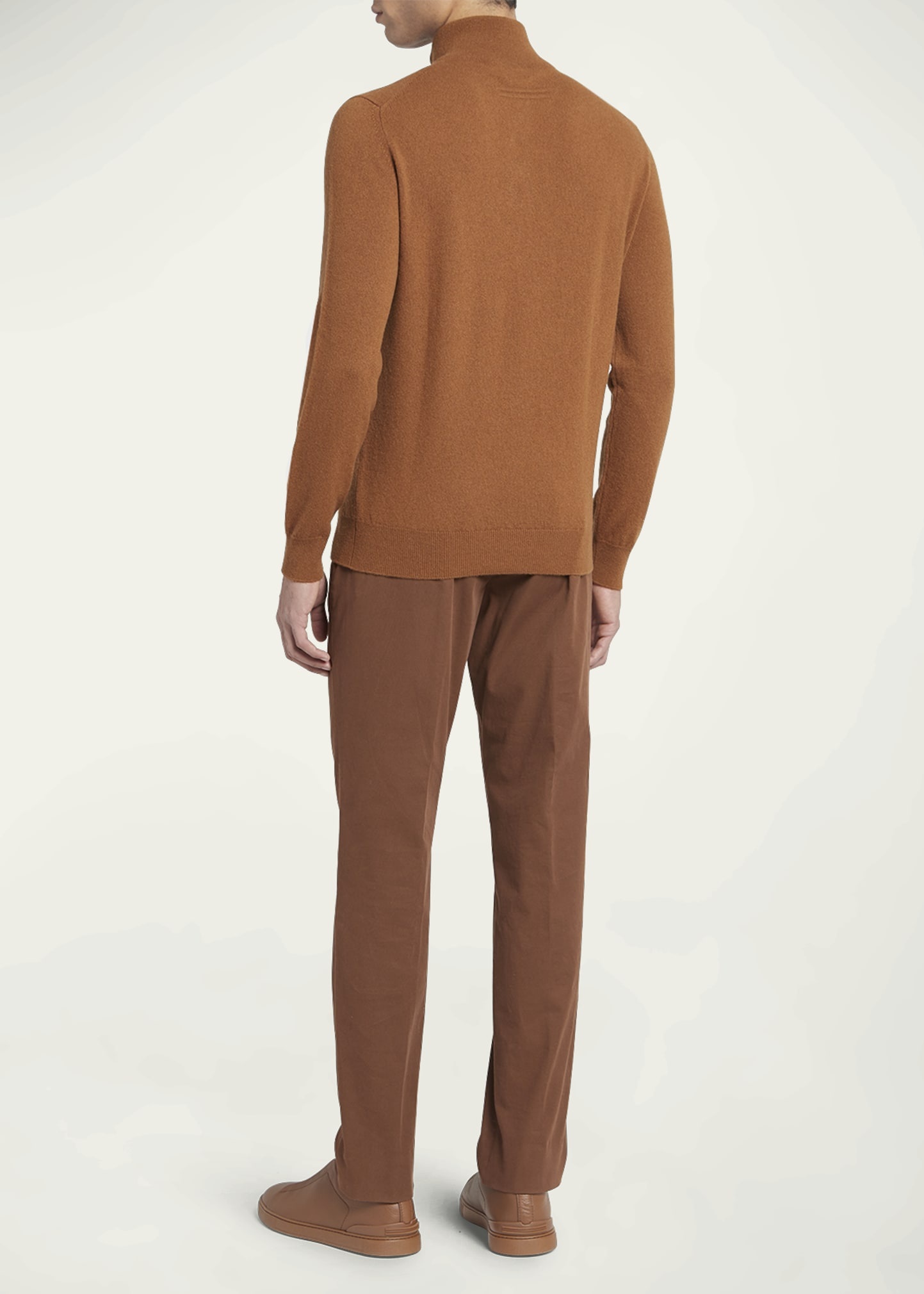 Men's Cashmere Quarter-Zip Sweater - 3