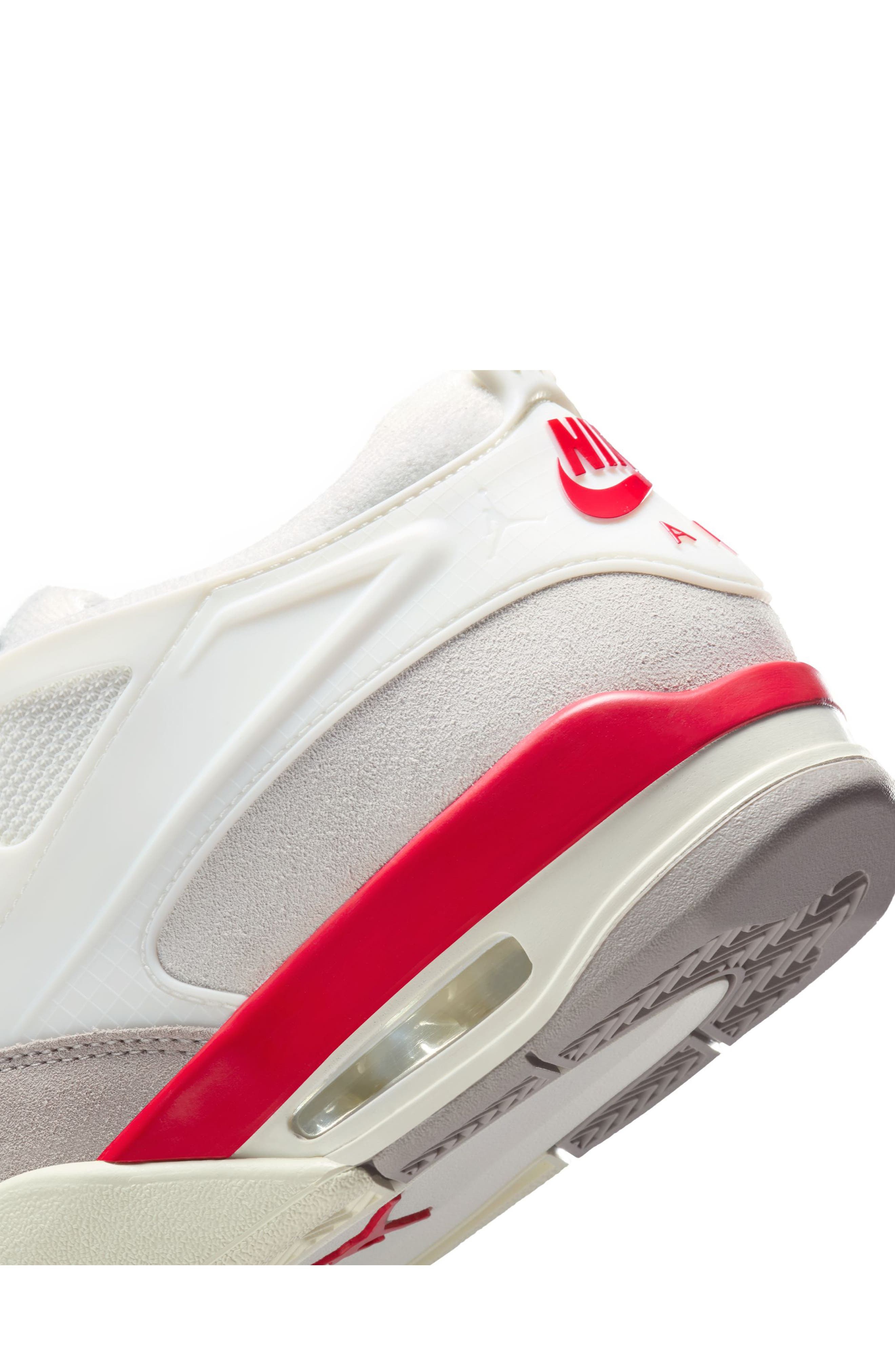 Nike Air Jordan 4 RM Sneaker in 100 Sail/fire R at Nordstrom - 7