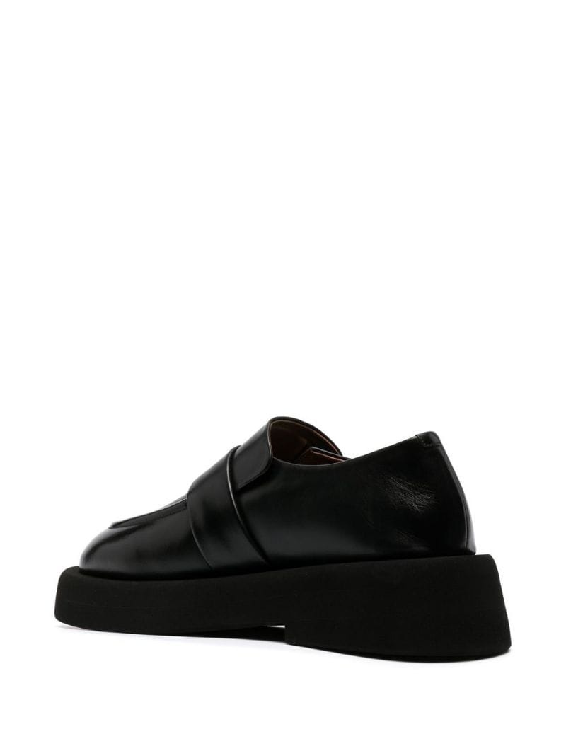slip-on leather loafers - 5