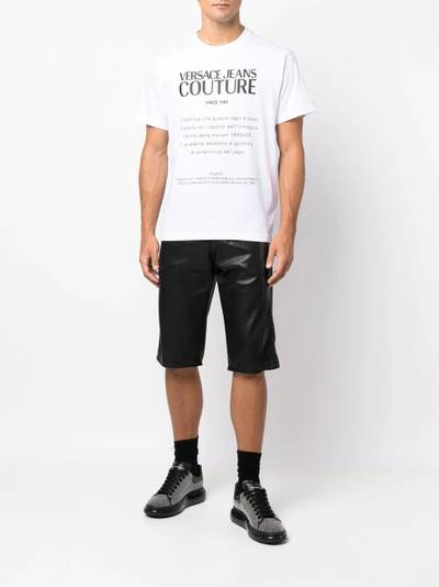 VERSACE JEANS COUTURE logo crew-neck T-shirt outlook