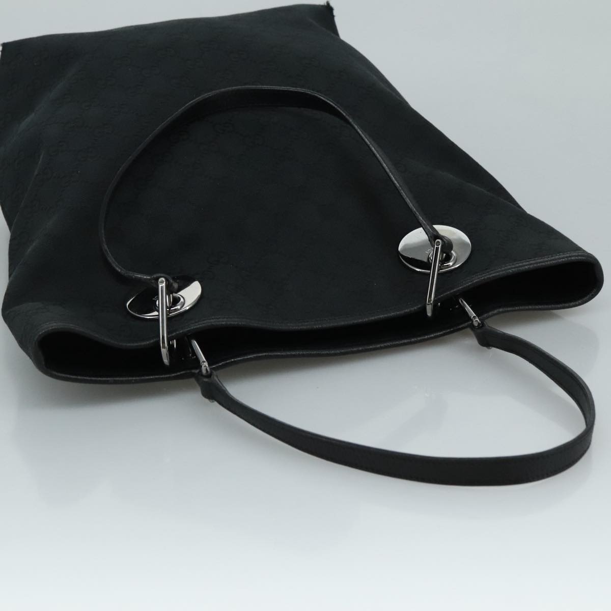 GUCCI GG Canvas Tote Bag Black - 6