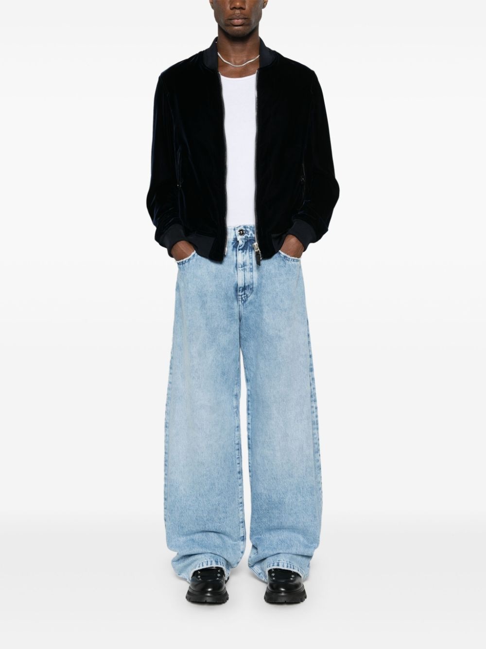mid-rise straight-leg jeans - 2