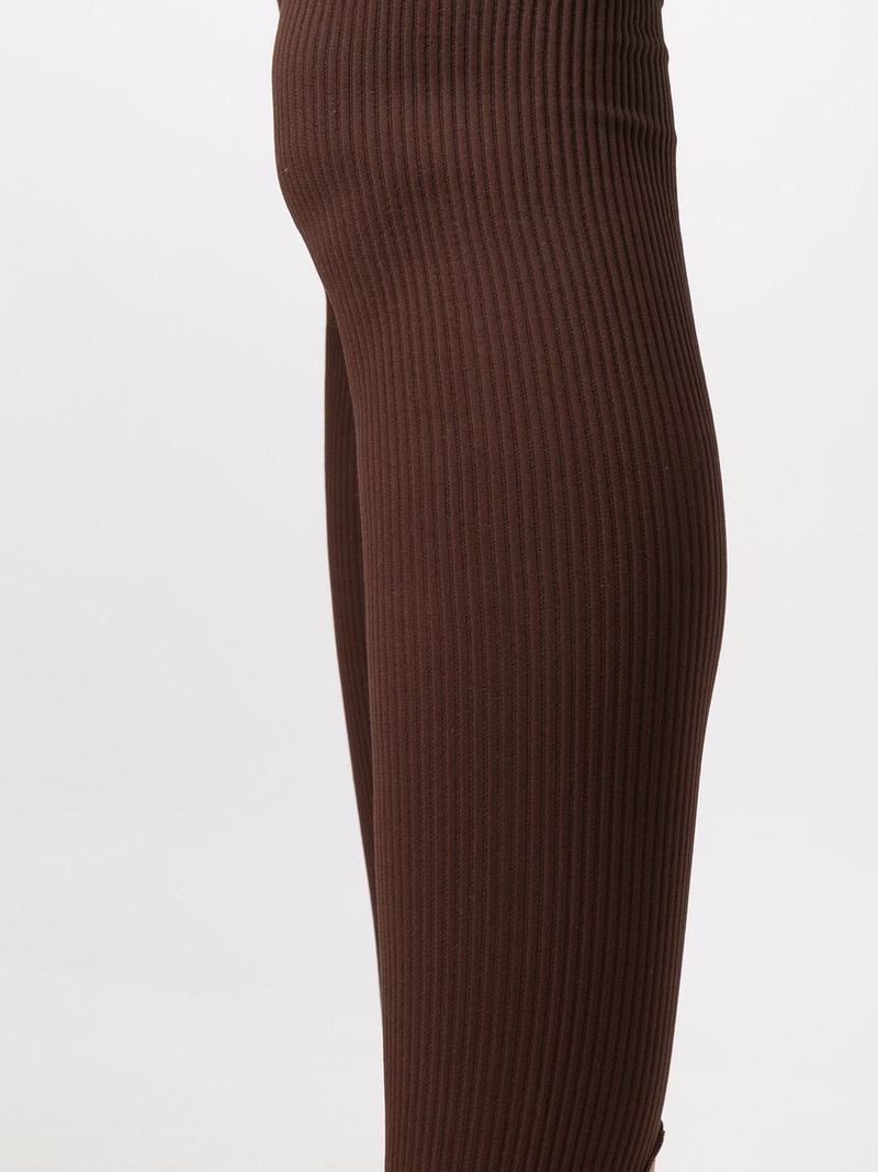 open-toe ribbed leggings 5