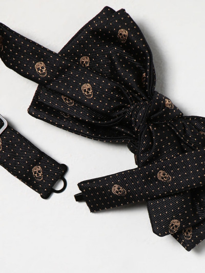 Alexander McQueen Alexander McQueen bow tie in jacquard silk outlook