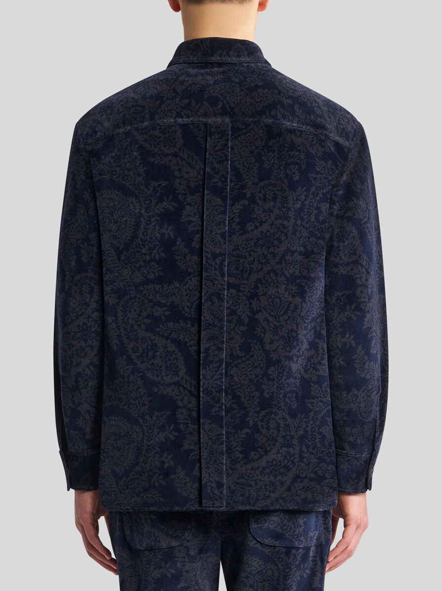 JACQUARD CHENILLE OVERSHIRT - 5