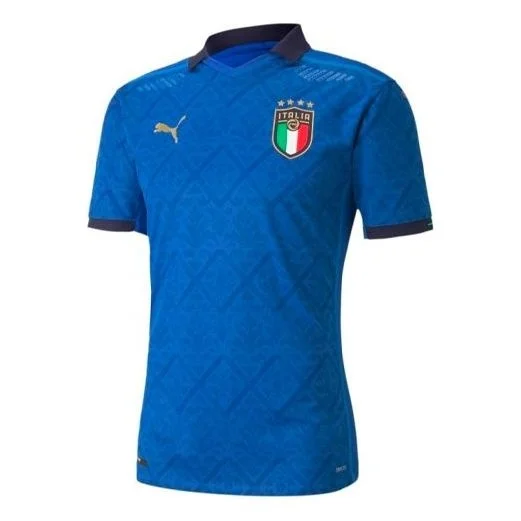 PUMA Italy Home Match Shirt 2020 2021 'Blue' 762919-01 - 1
