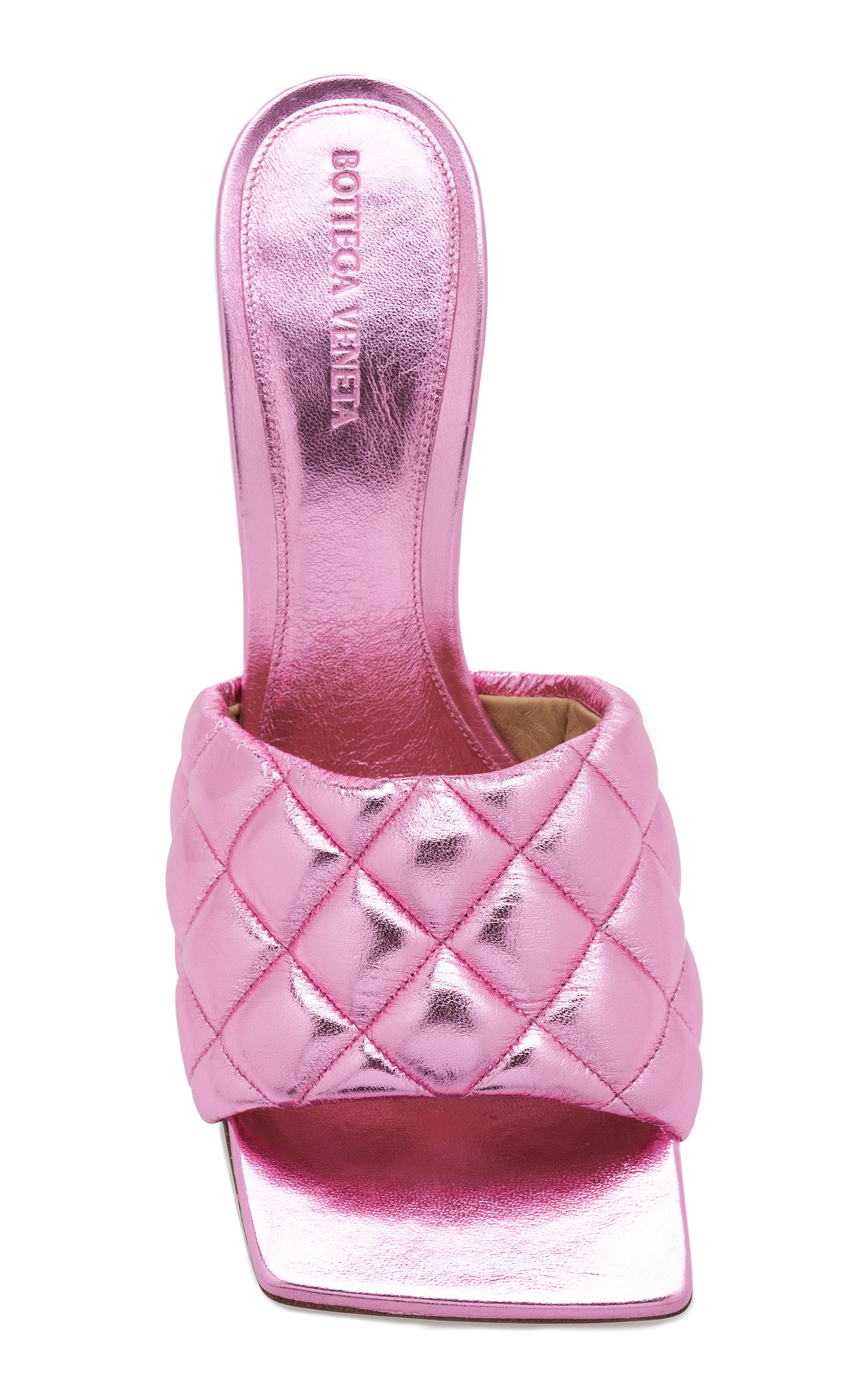 Padded Reflection Matelasse Sandals pink - 3