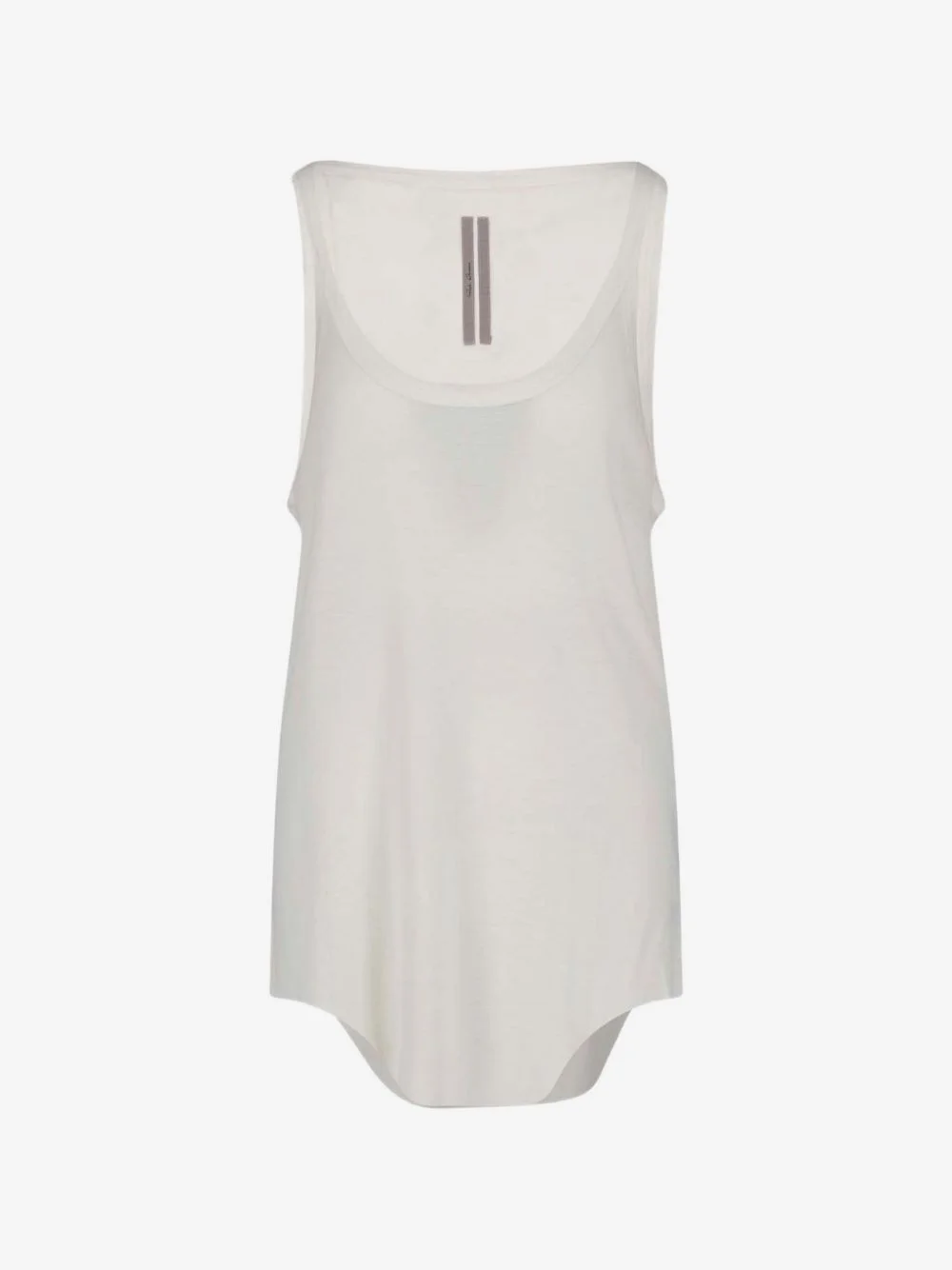 curved-hem tank top - 1