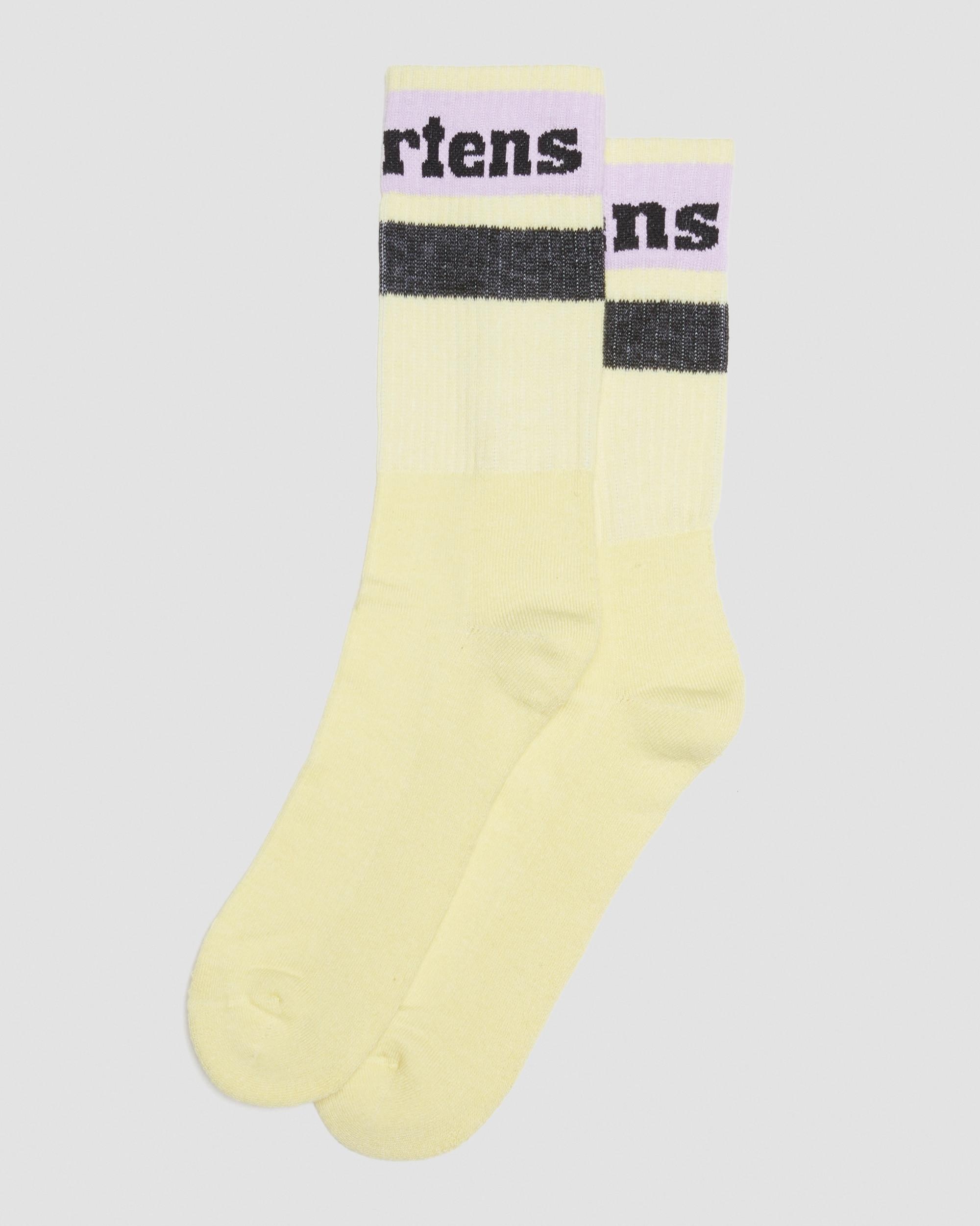 Athletic Logo Organic Cotton Blend Socks - 1